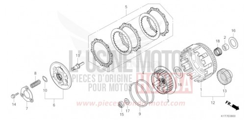 EMBRAYAGE CRF300LAP de 2023